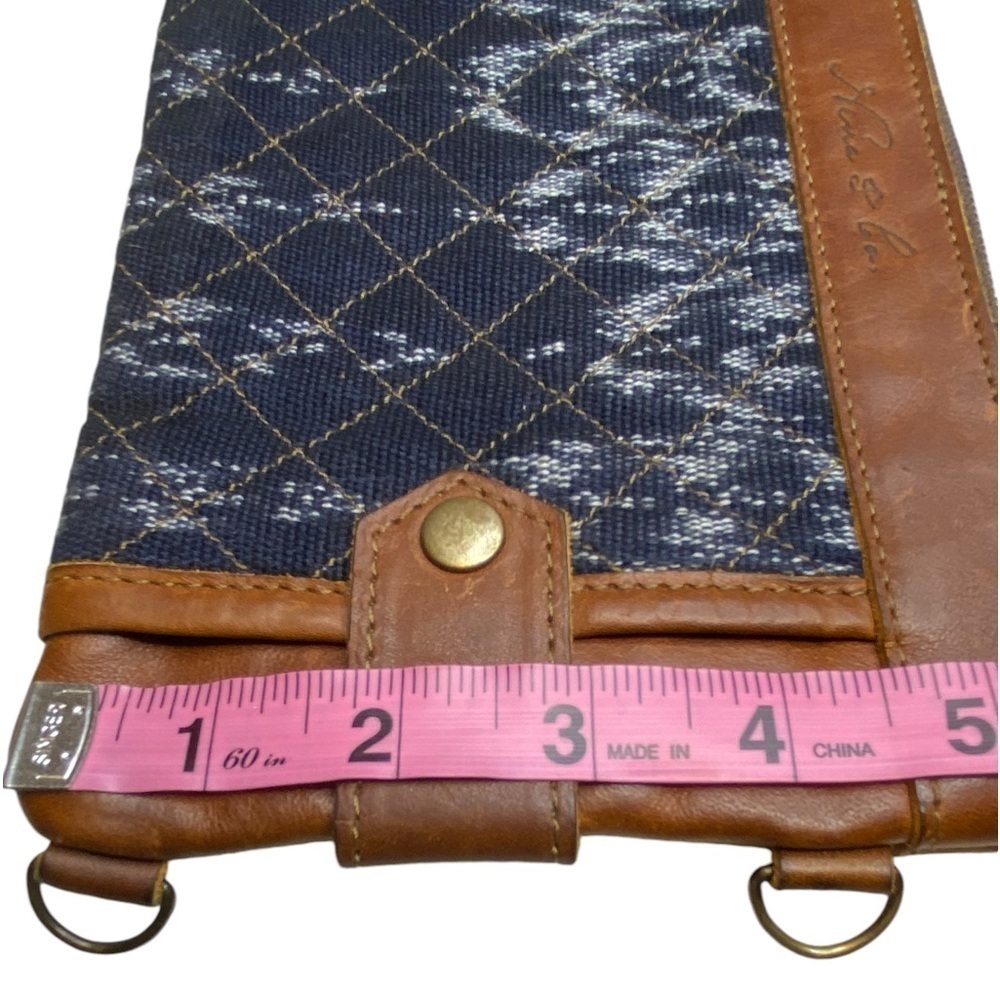 Nena & Co Handwoven Everything Clutch Wristlet with Leather - Picture 4 of 10